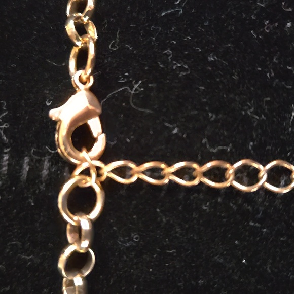 Elegant Gold and Gray Faceted Bead Vintage  Statement Necklace. - Picture 5 of 5